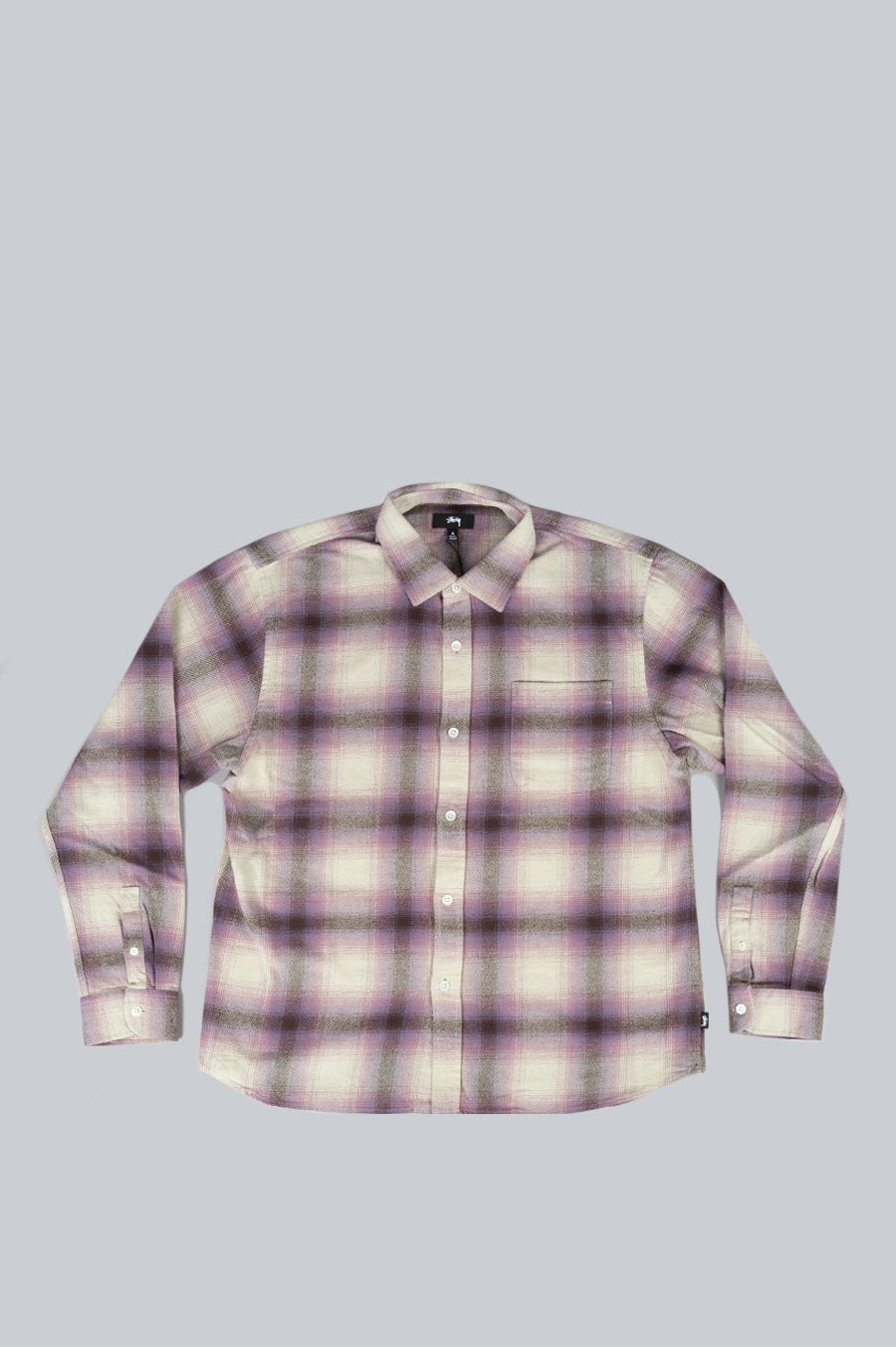 STUSSY BAY PLAID SHIRT BERRY 1110292-BERR – BLENDS