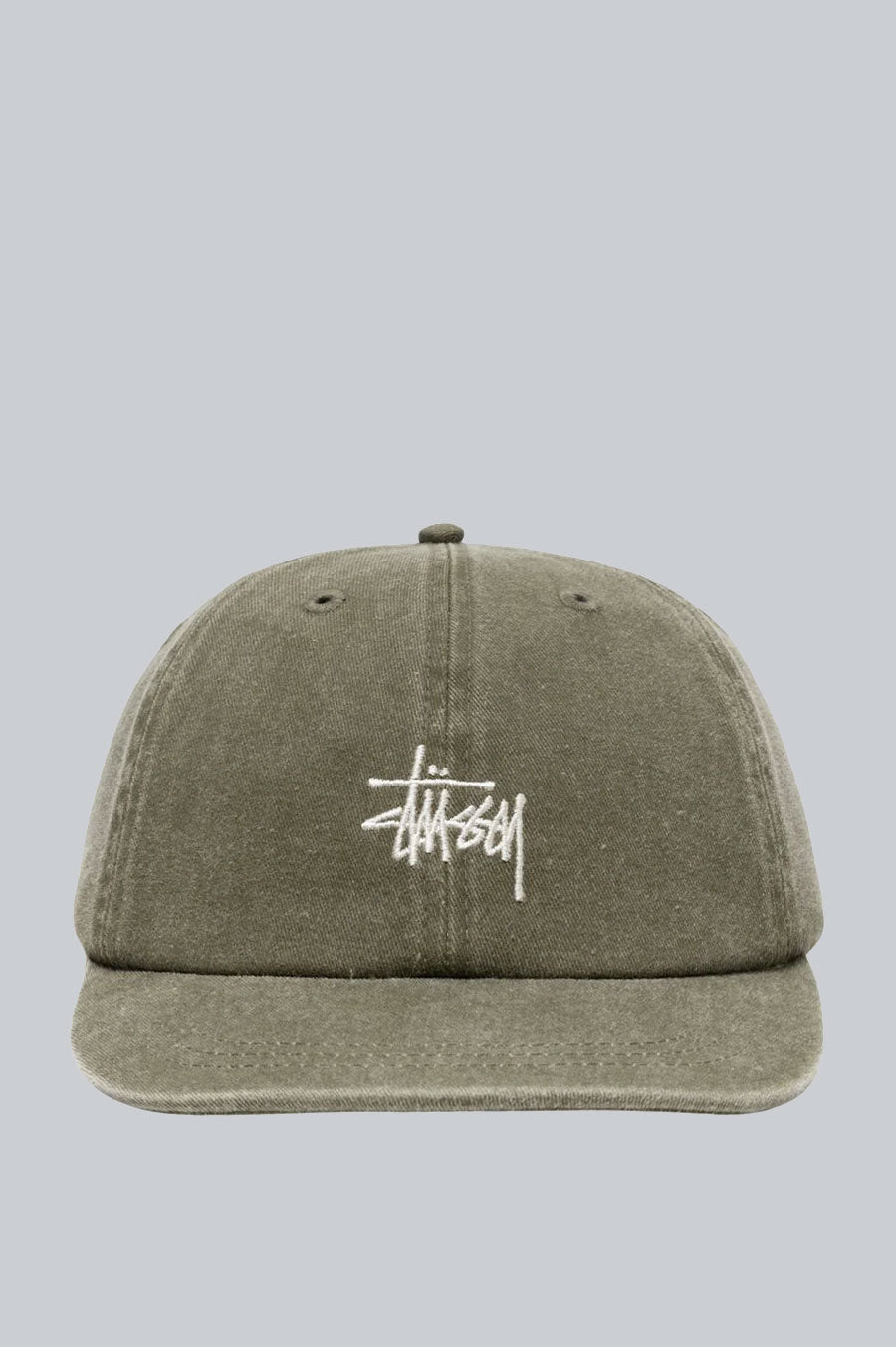 STUSSY LOW PRO BASIC STOCK WASHED HAT OLIVE – BLENDS