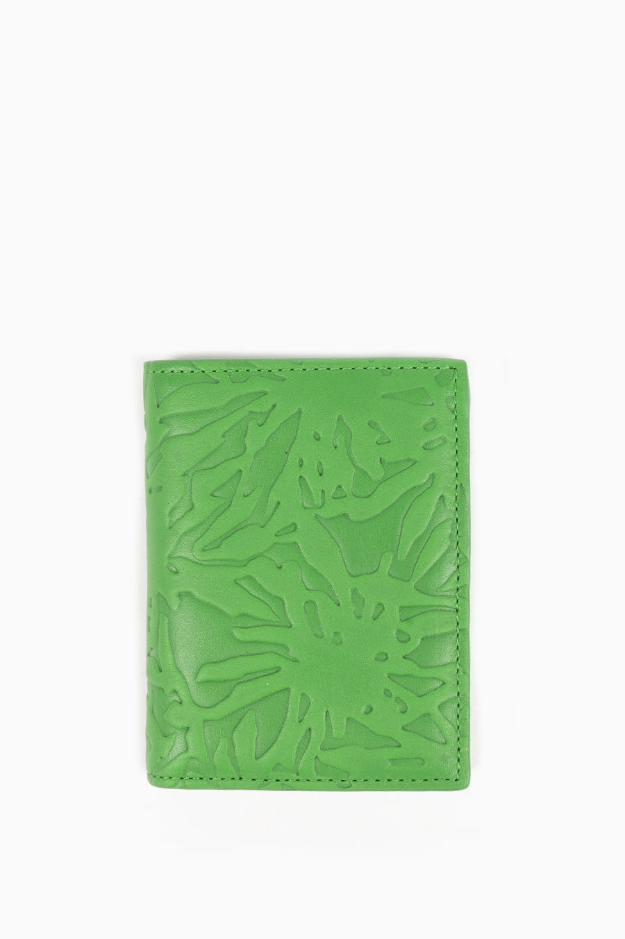 COMME DES GARCONS EMBOSSED FOREST WALLET 641 GREEN