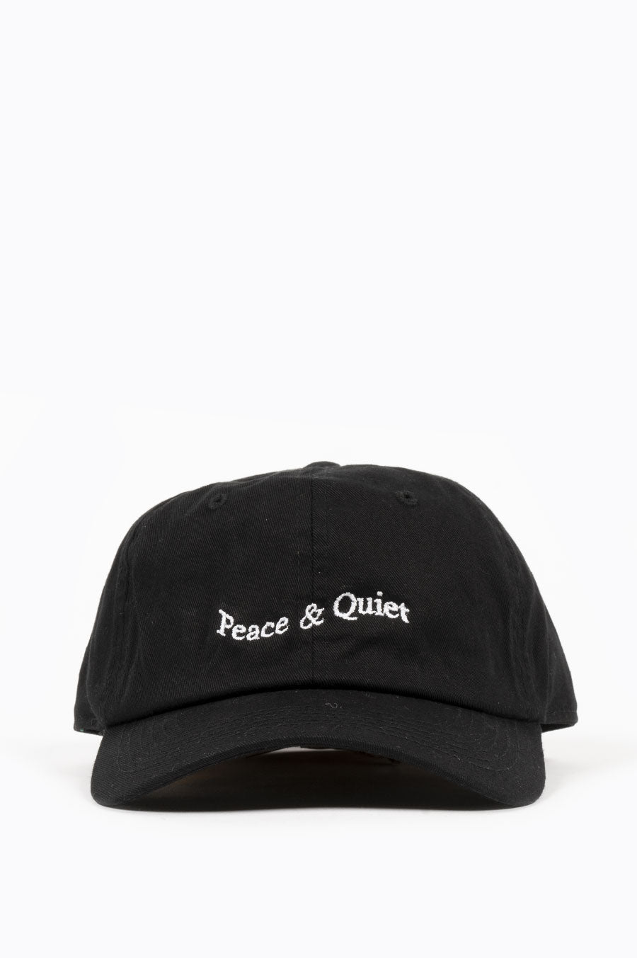 THE MUSEUM OF PEACE AND QUIET MICRO WORDMARK HAT BLACK – BLENDS