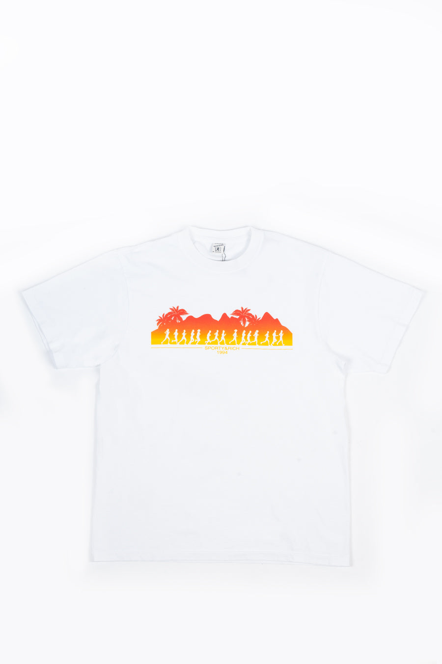 SPORTY AND RICH HAWAII RUN T-SHIRT WHITE