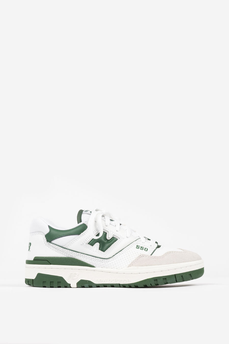 New Balance 550 White Green BB550WT1 (Size 5, 9.5, 10, 12) SHIPS TODAY