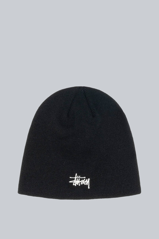 STUSSY BASIC SKULLCAP BEANIE BLACK