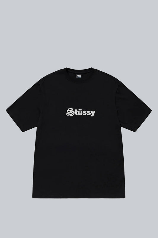 STUSSY REFORMED TEE BLACK