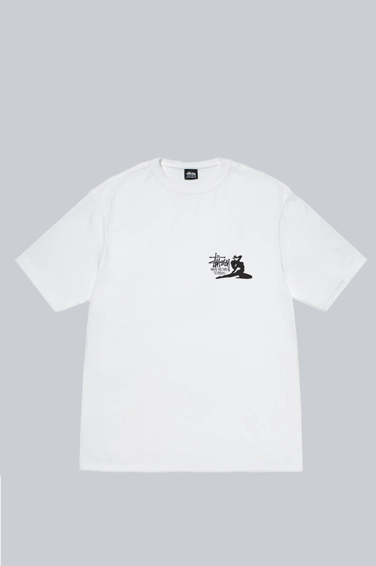 STUSSY RELAX TEE WHITE