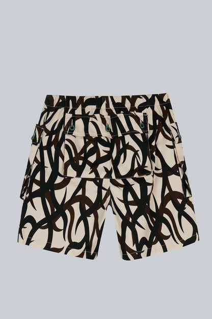 BRAIN DEAD ALL TERRAIN CLIMBER SHORTS CREAM