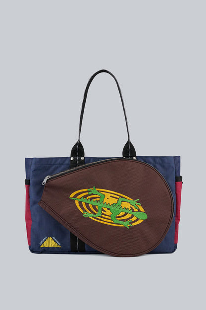 BRAIN DEAD EQUIPMENT TENNIS TOTE NAVY MULTI