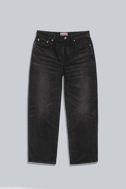 STUSSY BIG OL JEANS DENIM VINTAGE WASH BLACK