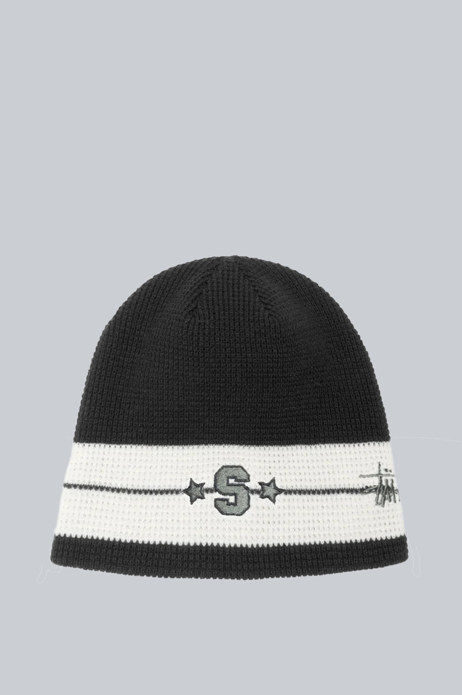 STUSSY VARSITY STAR SKULLCAP BLACK