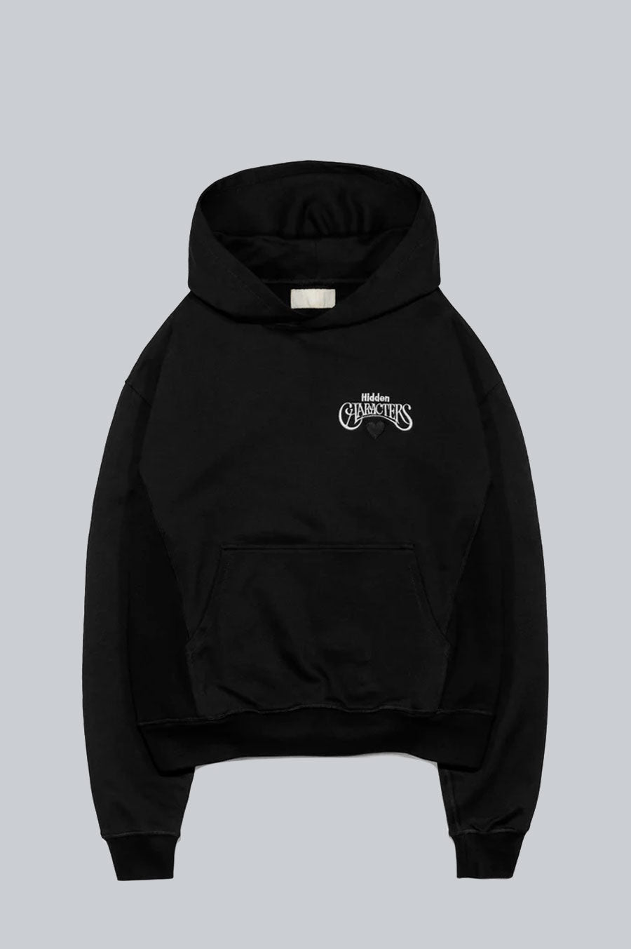 HIDDEN CHARACTERS CARPENTERS HOODIE BLACK