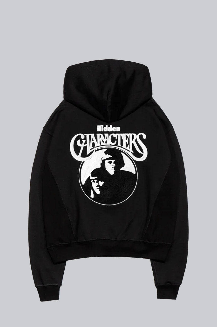 HIDDEN CHARACTERS CARPENTERS HOODIE BLACK