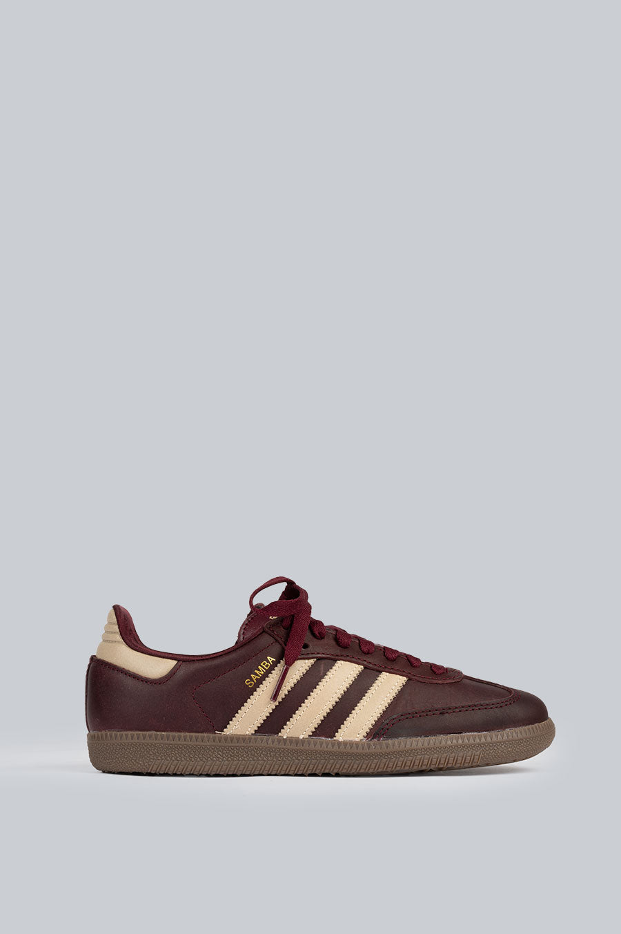 ADIDAS SAMBA OG WOMEN'S MAROON CRYSTAL SAND