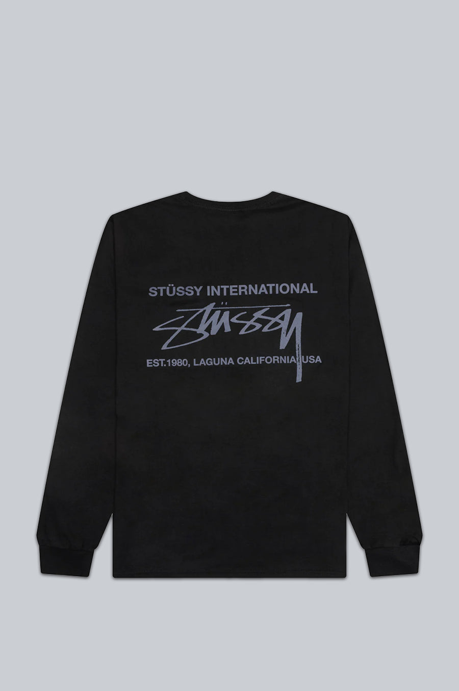 STUSSY SMOOTH INT LS TEE BLACK