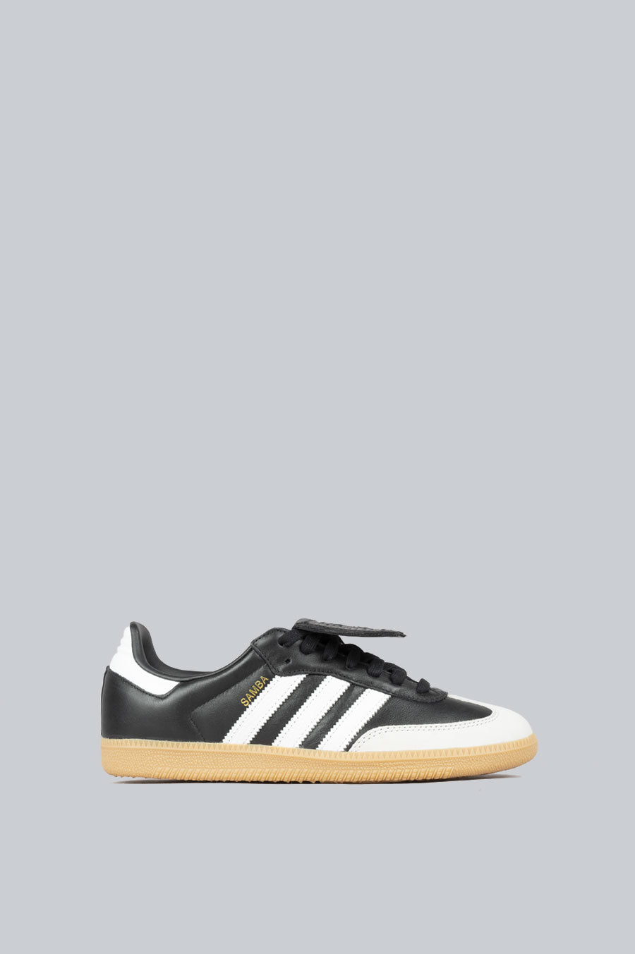 ADIDAS SAMBA LT WOMEN'S BLACK WHITE GOLD