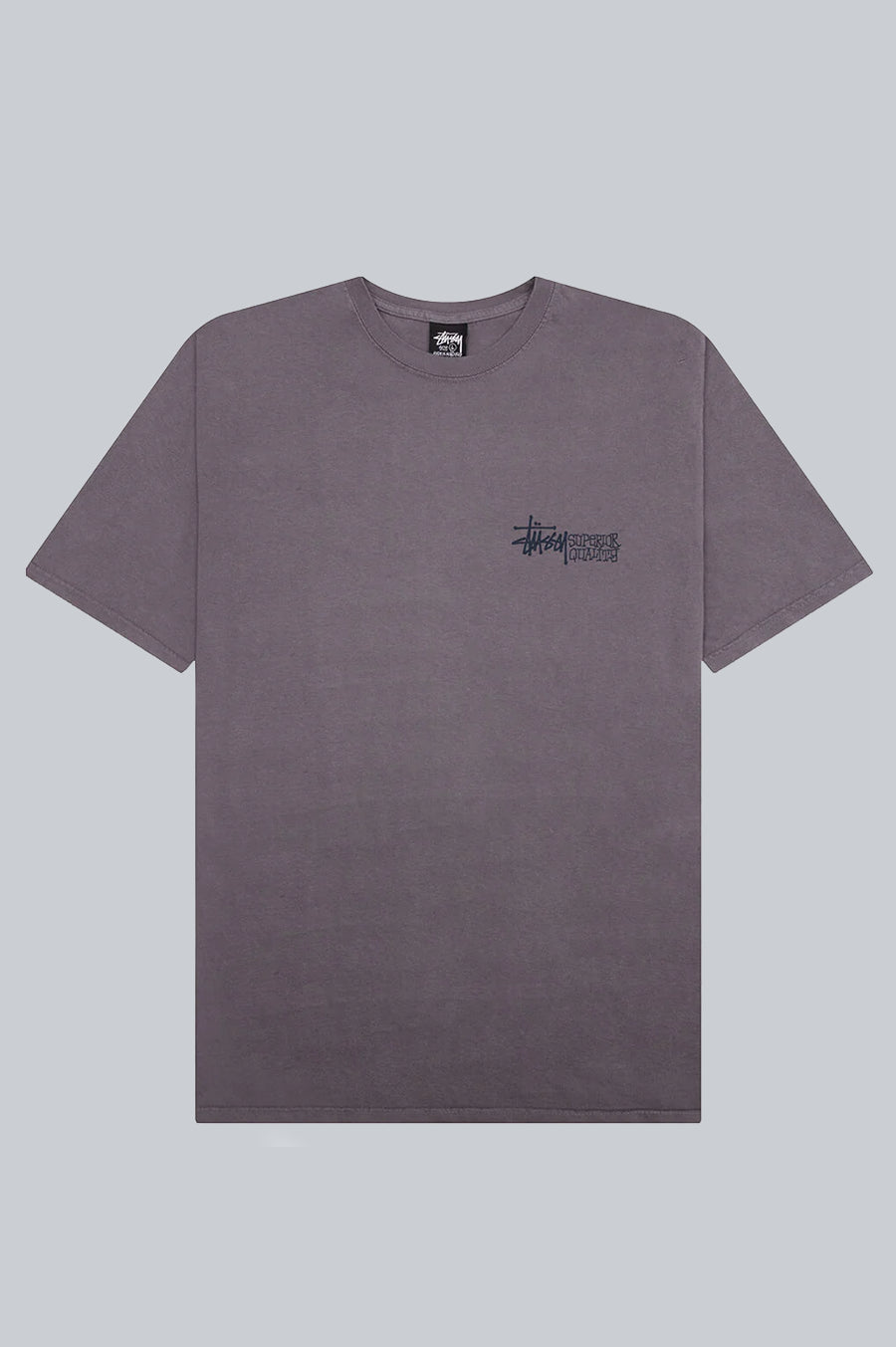 STUSSY SUPERIOR QUALITY PIG DYED TEE SHARK