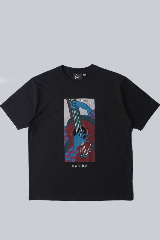 PARRA CHEAP STRINGS TEE BLACK