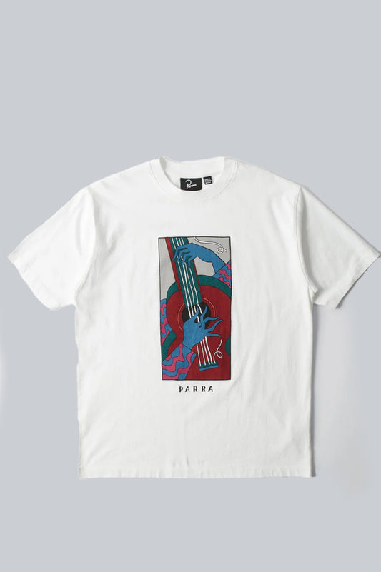 PARRA CHEAP STRINGS TEE WHITE