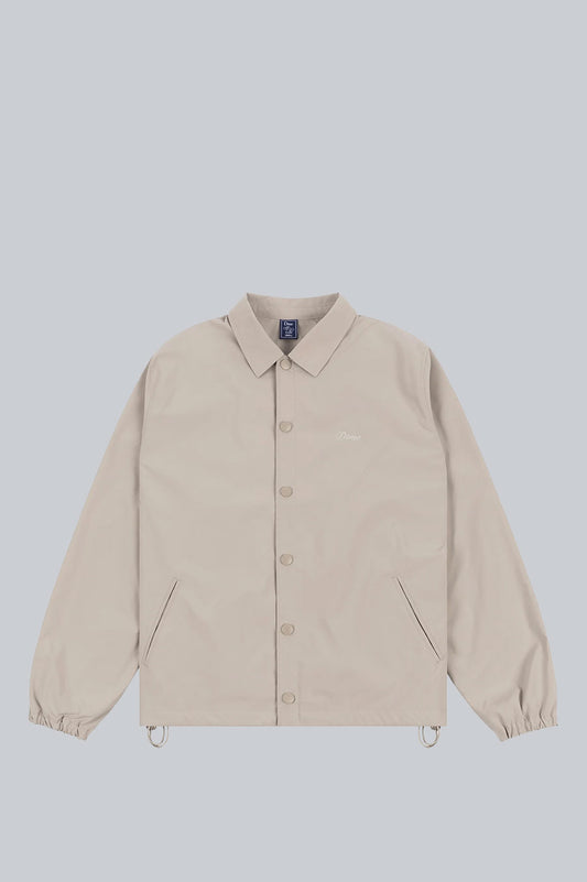 DIME CURSIVE COACH JACKET LIGHT GRAY