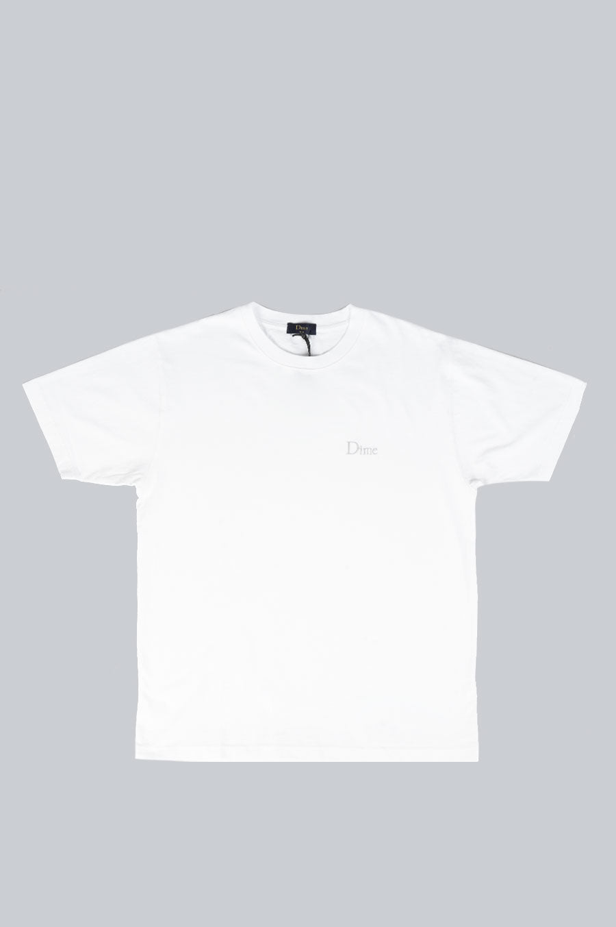 DIME CLASSIC SMALL LOGO T-SHIRT WHITE