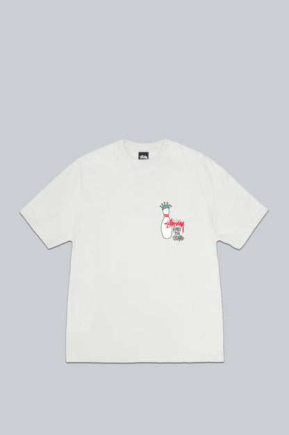 STUSSY KINGPIN PIG DYED TEE NATURAL