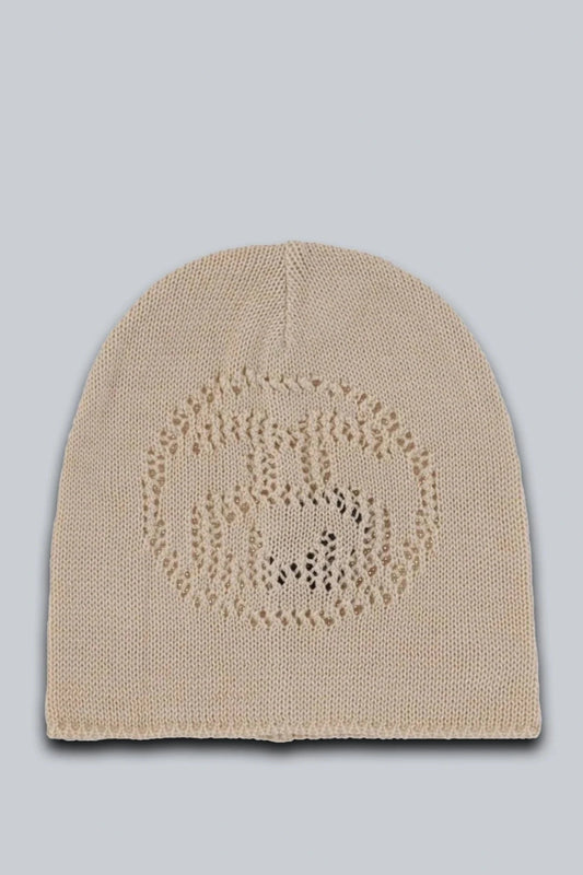 STUSSY SKULLCAP LOOSE KNIT SS-LINK OAT