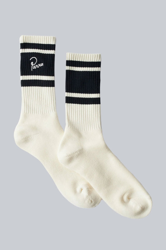 PARRA CREW SOCKS WHITE