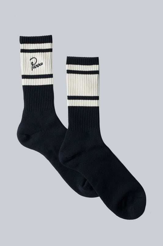 PARRA CREW SOCKS MIDNIGHT BLUE