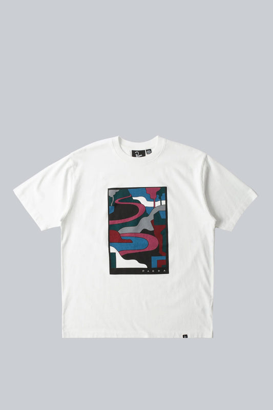 PARRA THE STELVIO T-SHIRT WHITE