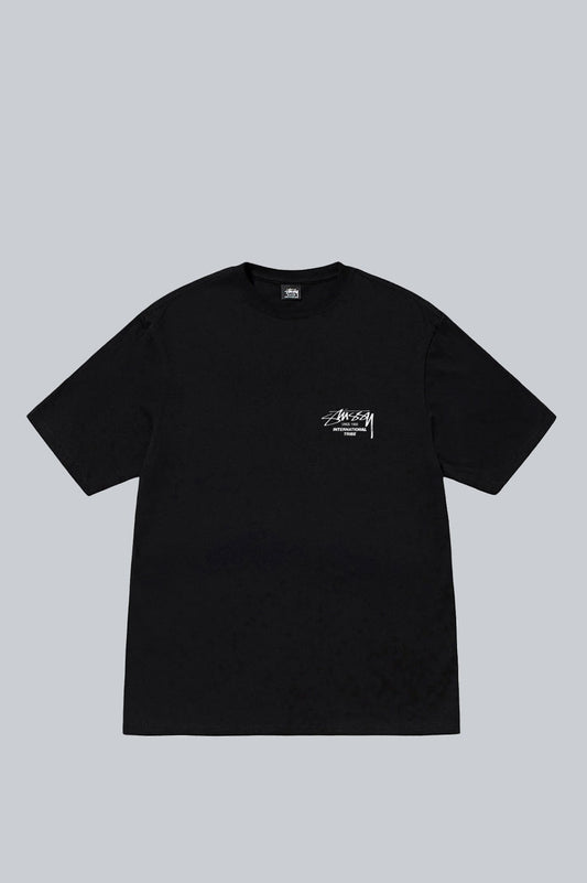 STUSSY BEAT SOUNDS PIG DYED TEE BLACK