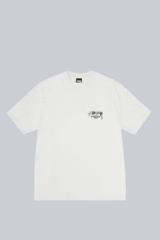 STUSSY BEAT SOUNDS PIG DYED TEE NATURAL