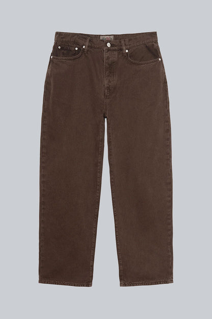 STUSSY BIG OL' JEAN WASHED CANVAS BROWN