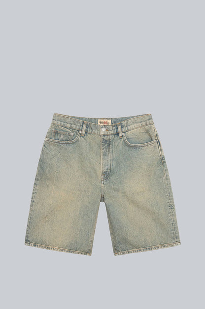 STUSSY BIG OL' SHORT DENIM BEACH WASH