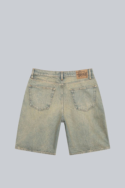 STUSSY BIG OL' SHORT DENIM BEACH WASH