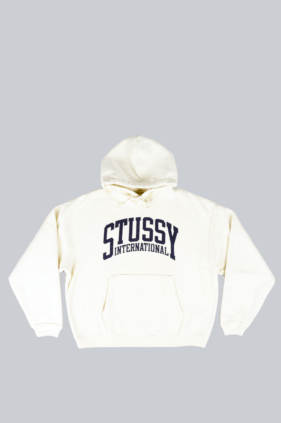 STUSSY INTERNATIONAL RELAXED HOODIE IVORY