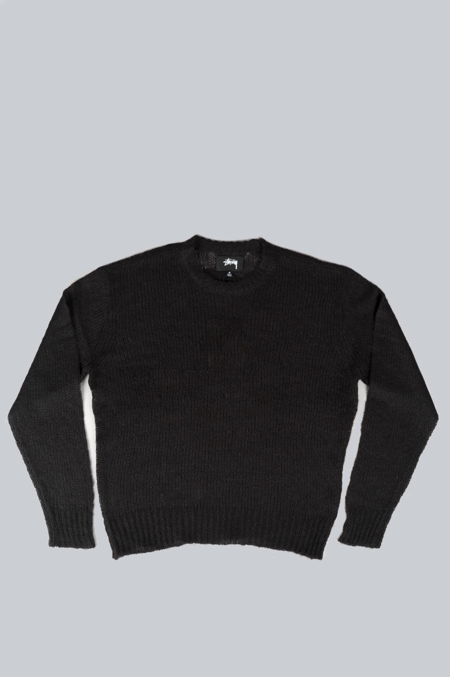 STUSSY S LOOSE KNIT SWEATER BLACK – BLENDS