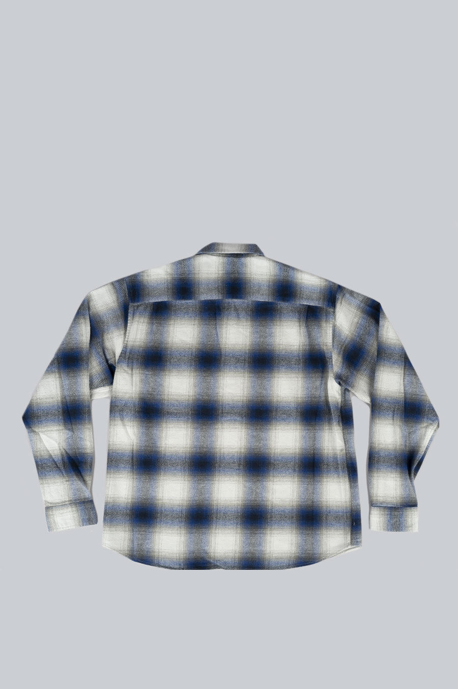 STUSSY BAY PLAID SHIRT NAVY