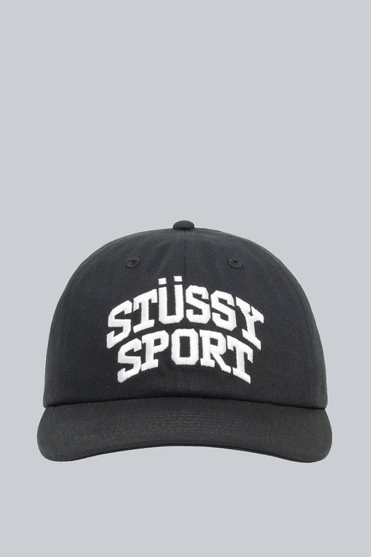 STUSSY SPORT CAP BLACK