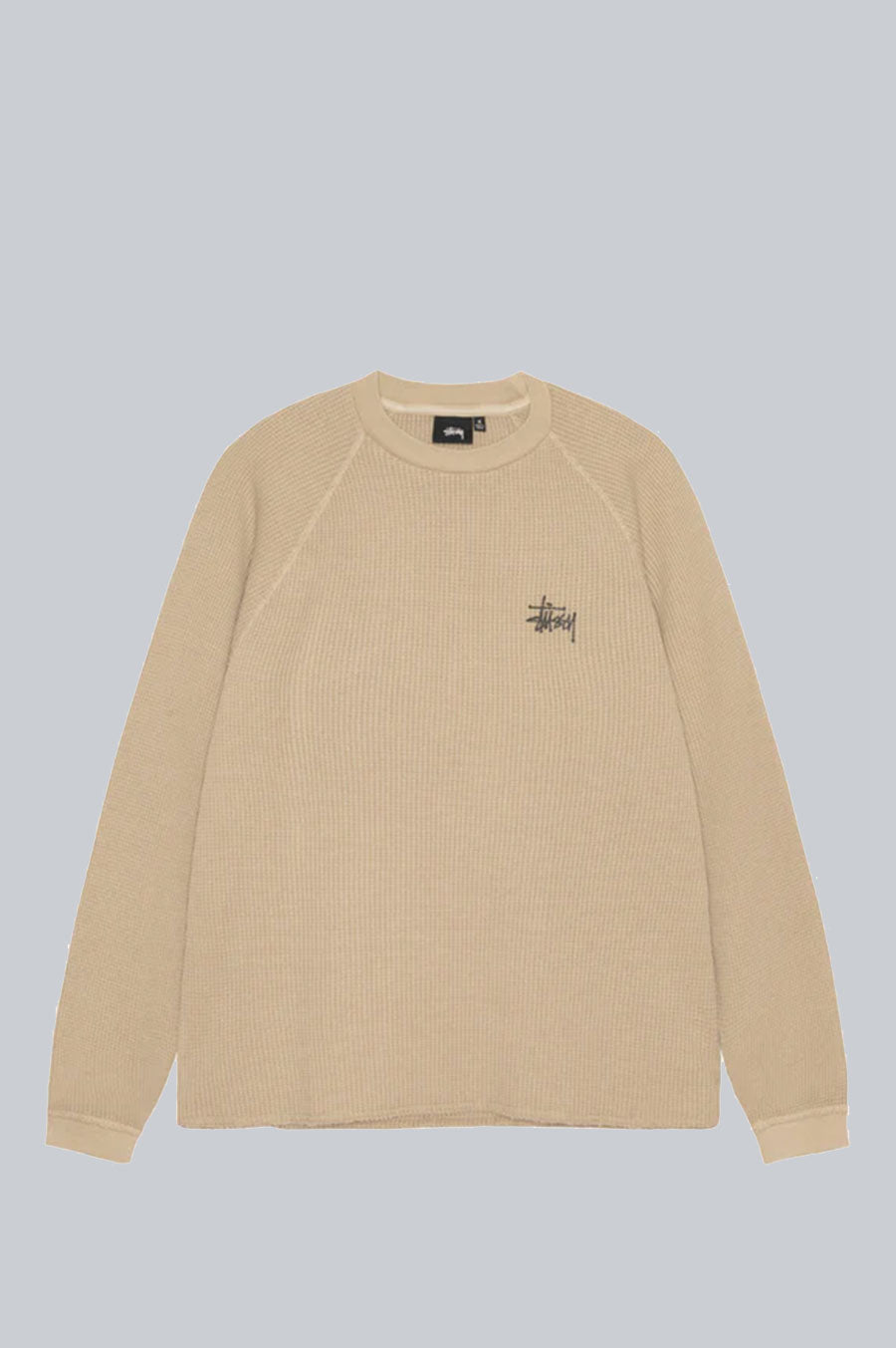 STUSSY RAGLAN THERMAL LONGSLEEVE SAND