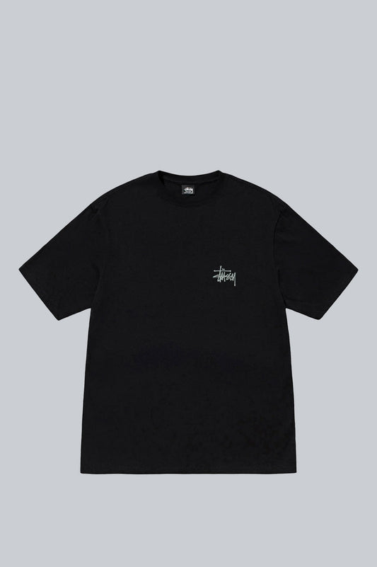 STUSSY BUILT IN USA PIG DYED TEE BLACK