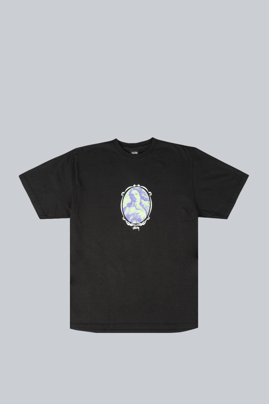 STUSSY VENUS OVAL PIGMENT DYED SHIRT BLACK