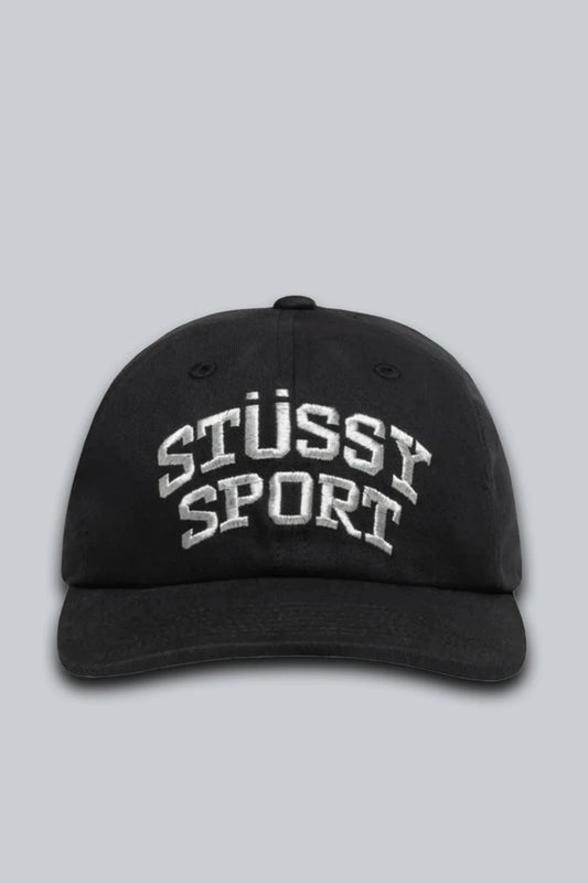 STUSSY SPORT CAP BLACK METALLIC