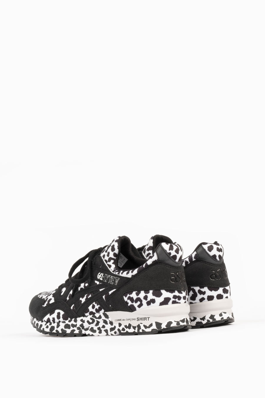 COMME DES GARCONS SHIRT X ASICS GEL LYTE V LEOPARD BLACK