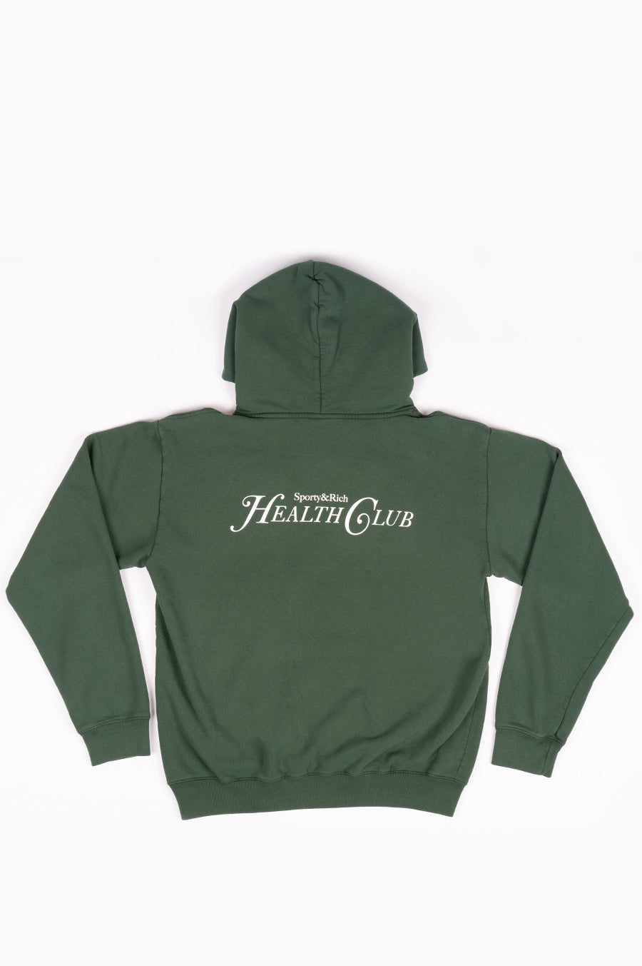 SPORTY AND RICH RIZZOLI HOODIE FOREST GREEN