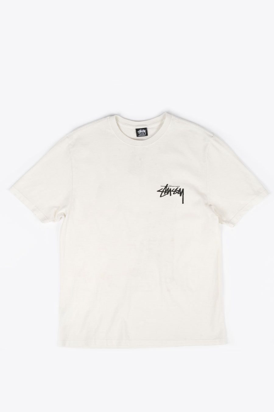 STUSSY PAINTER PIG. DYED TEE NATURAL – BLENDS