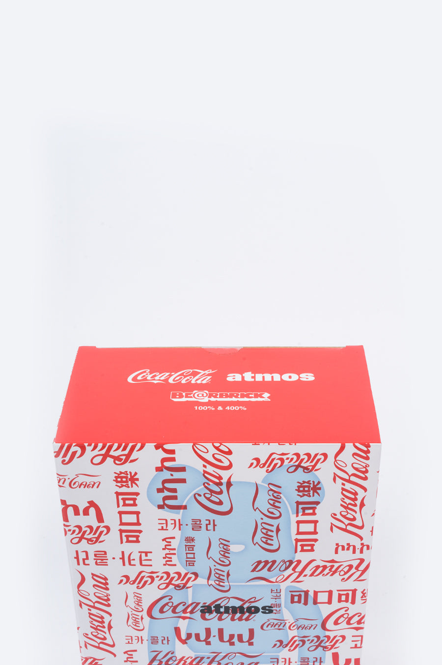 MEDICOM X ATMOS X COCA-COLA CLEAR BEARBRICK