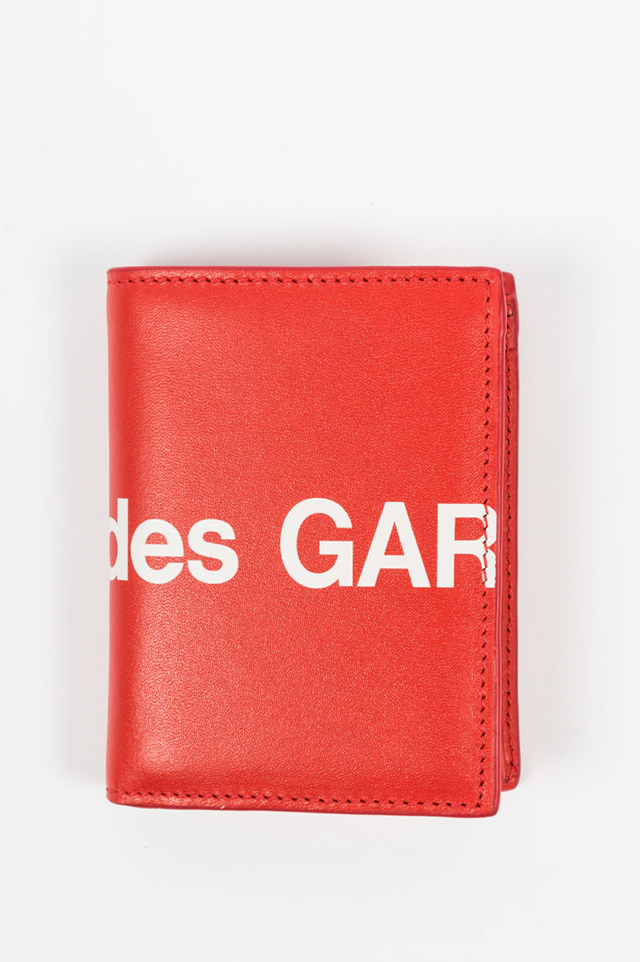 Comme des Garcons Huge Logo Wallet Red