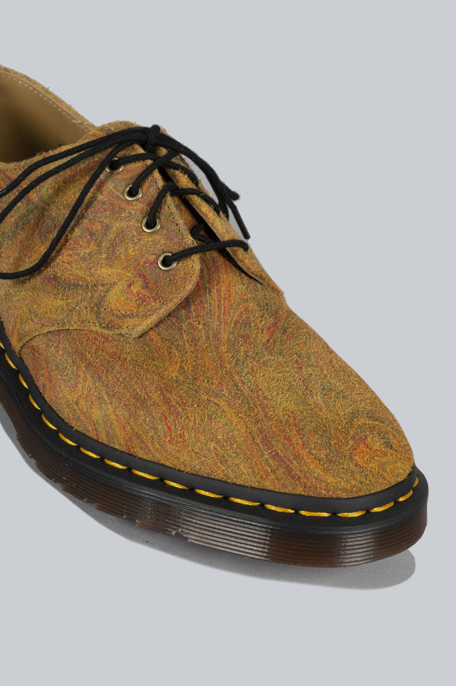 Dr.Martens SMITH MARBLED SUEDE SHOES - 靴