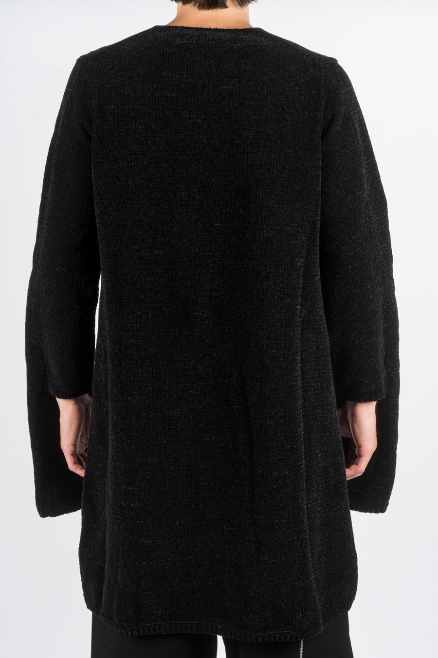 COMME DES GARCONS HOMME PLUS KNITTED SWEATER BLACK