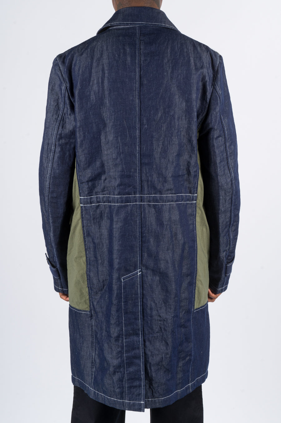 JUNYA WATANABE MAN NYLON DENIM COAT