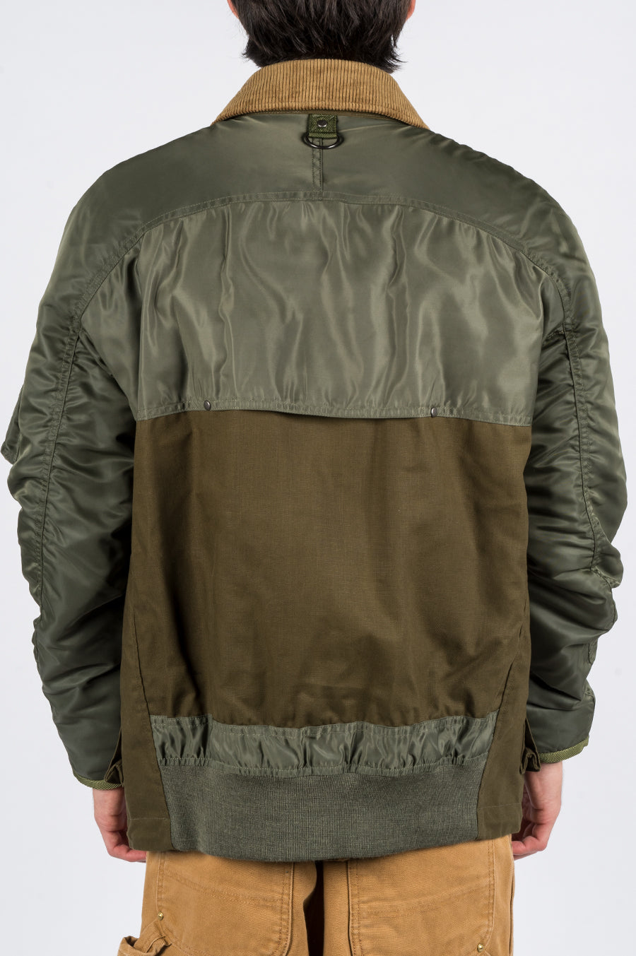 JUNYA WATANABE MAN HYBRID BOMBER JACKET GREEN – BLENDS